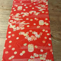 Red Chirimen Sakura