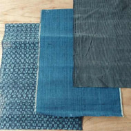 Vintage Kimono Fabric Aizome Pack #2