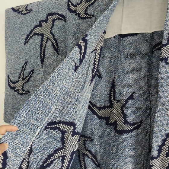 Yukata Shibori Tsubame