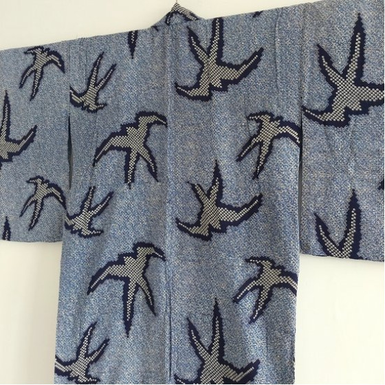 Yukata Shibori Tsubame