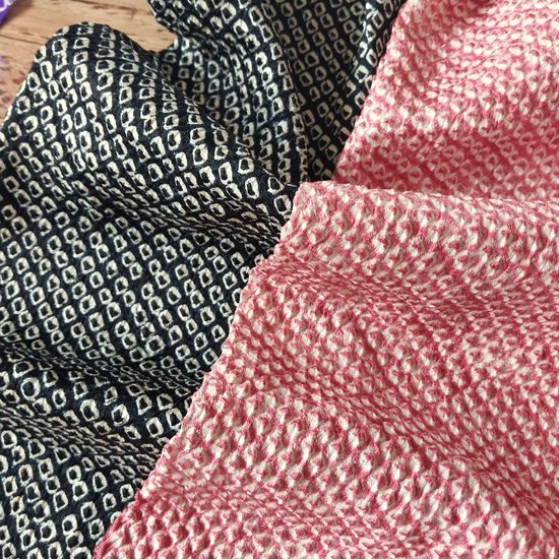 Vintage Kimono Fabric Shibori Pack