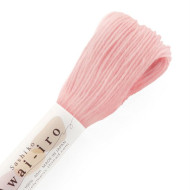Sashiko Thread Awai-iro Shell Pink  40m