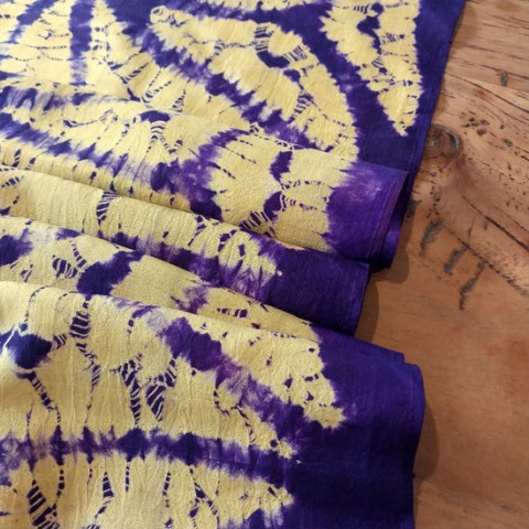 Purple Shibori
