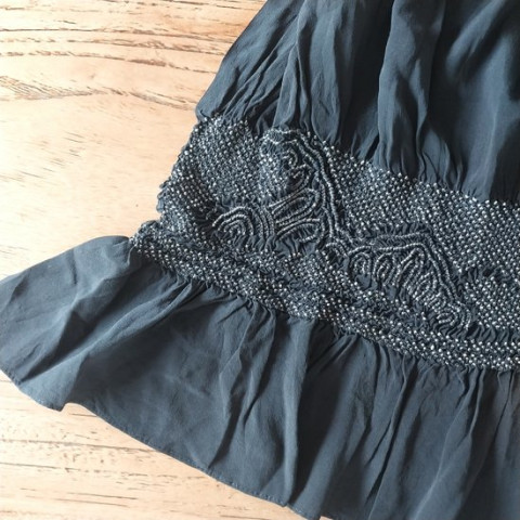Men's Heko obi  Shibori