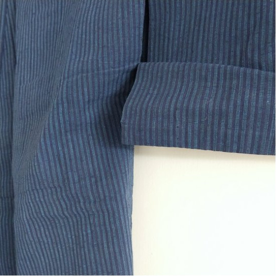 Linen Blue Stripe