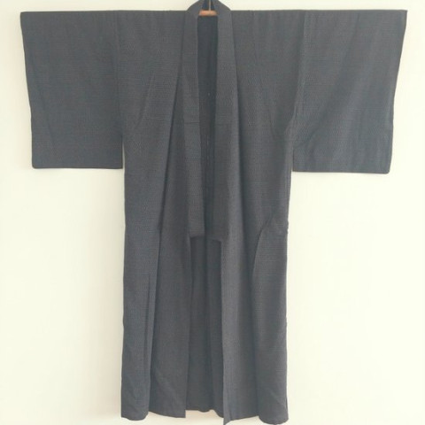Men's Kimono Aizome Tsumugi