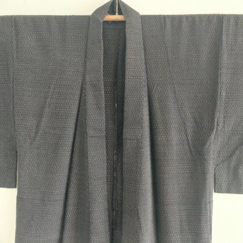 Men's Kimono Aizome Tsumugi