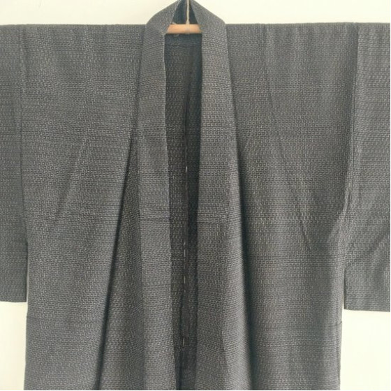 Men's Kimono Aizome Tsumugi