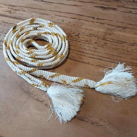 Obijime White Gold