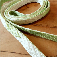 Obijime White Lime Green
