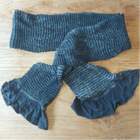 Heko obi Shibori