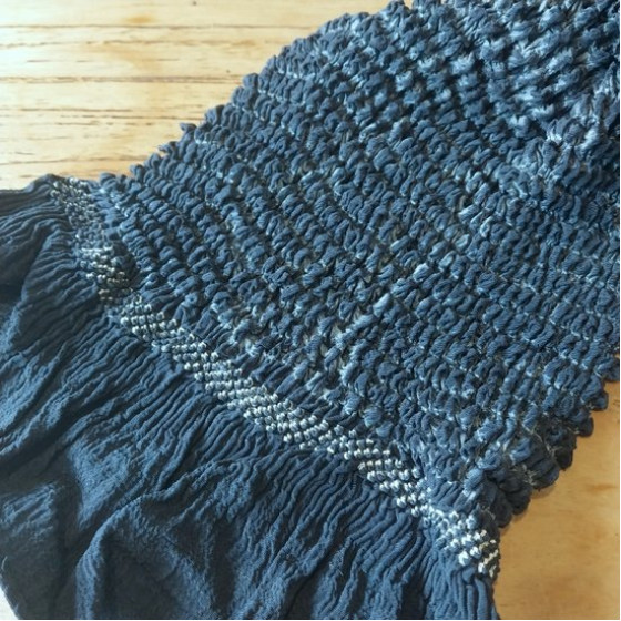 Heko obi Shibori