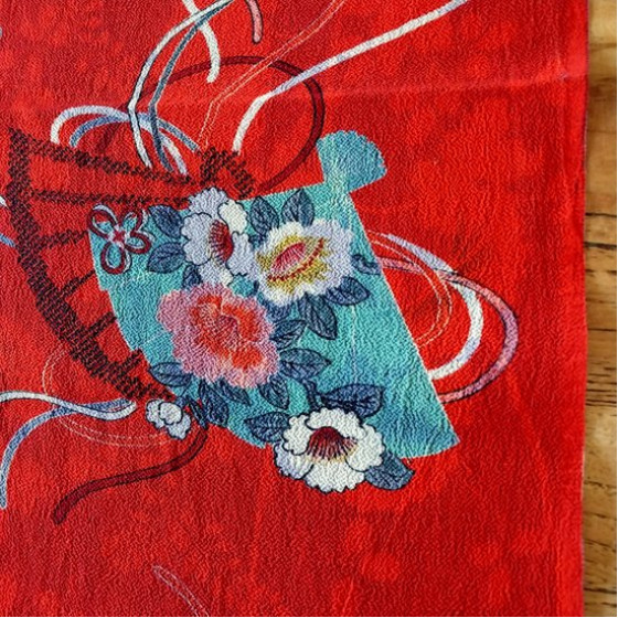 Chirimen Red