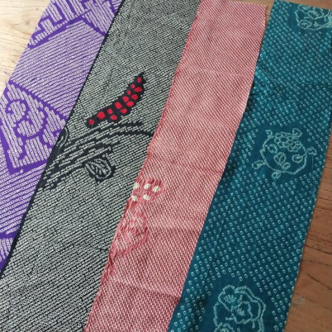 Vintage Kimono Fabric Shibori Pack