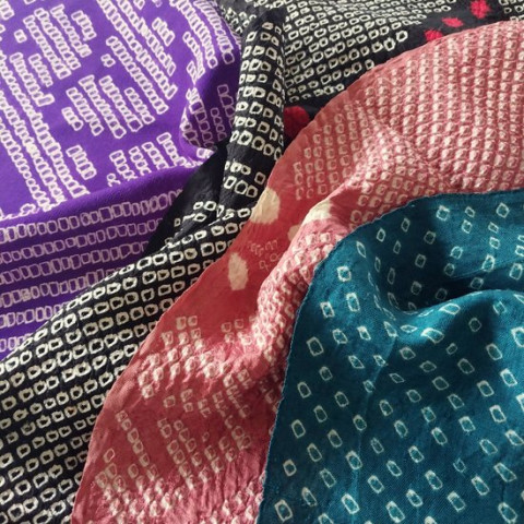 Vintage Kimono Fabric Shibori Pack