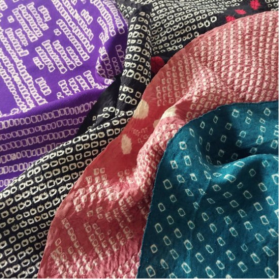 Vintage Kimono Fabric Shibori Pack