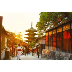 Japanese kimono experience in Kyoto