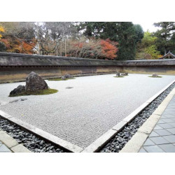 Traditional Japanese garden Kare-San-Sui